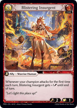 Blistering Insurgent - Grand Archive TCG