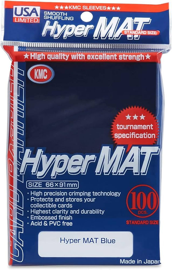 KMC Standard Size 100ct - Hyper Mat Blue - Accessories