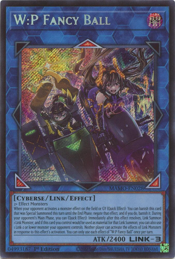 W:P Fancy Ball (Secret Rare) (MAMO-EN028) - Yu-Gi-Oh!