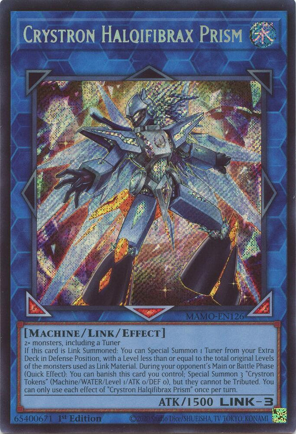 Crystron Halqifibrax Prism (MAMO-EN126) [Secret Rare] - Yu-Gi-Oh!