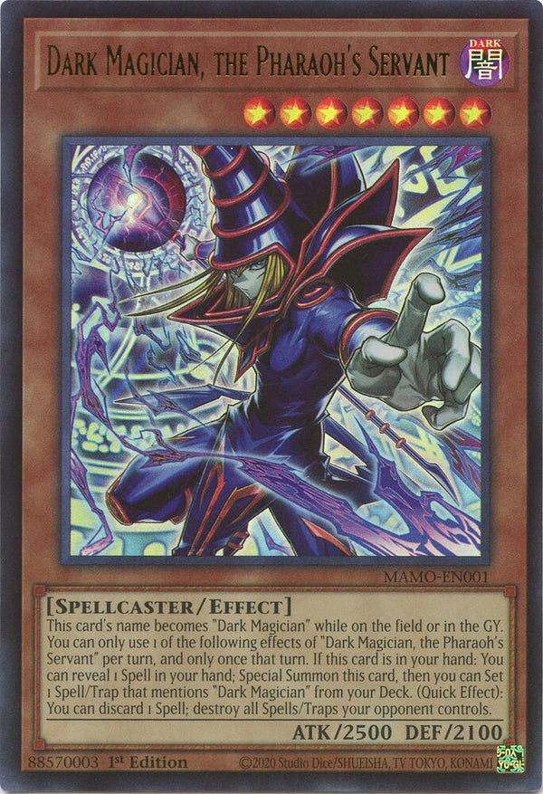 Dark Magician, the Pharaoh's Servant (MAMO-EN001) [Ultra Rare] - Yu-Gi-Oh!