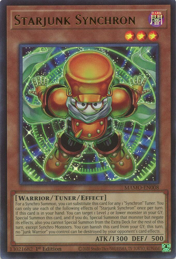 Starjunk Synchron (MAMO-EN008) [Ultra Rare] - Yu-Gi-Oh!
