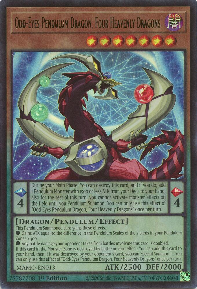 Odd-Eyes Pendulum Dragon, Four Heavenly Dragons