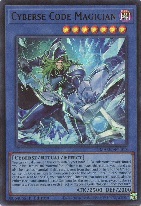 Cyberse Code Magician (MAMO-EN017) [Ultra Rare] - Yu-Gi-Oh!