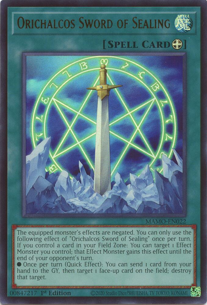 Orichalcos Sword of Sealing