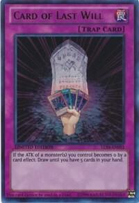 Card of Last Will