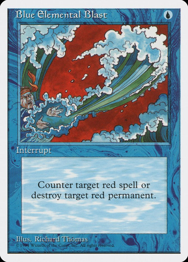 Blue Elemental Blast [Media Promos] - Magic: The Gathering