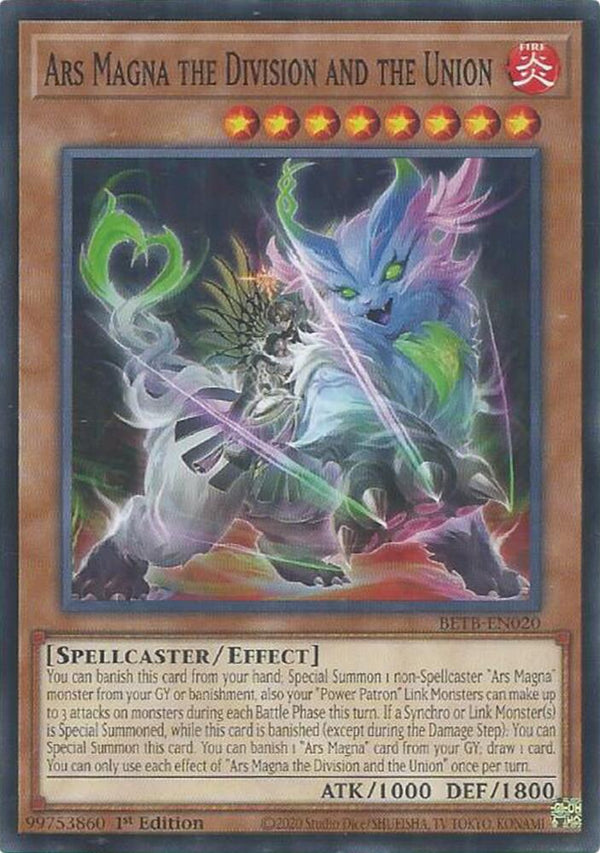 Ars Magna the Division and the Union (BETB-EN020) [Common] - Yu-Gi-Oh!