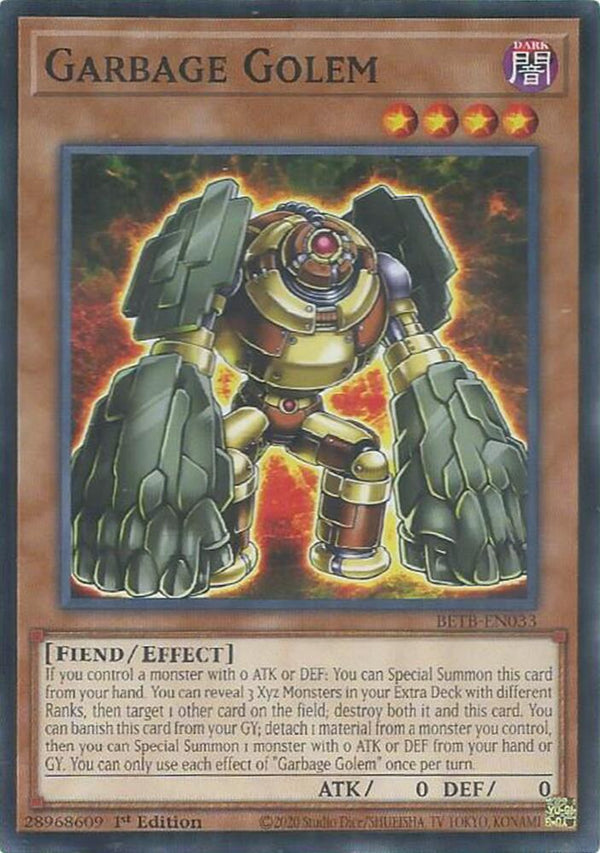Garbage Golem (BETB-EN033) [Common] - Yu-Gi-Oh!