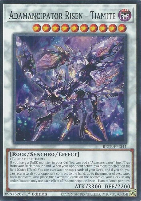 Adamancipator Risen - Tiamite (BETB-EN041) [Common] - Yu-Gi-Oh!