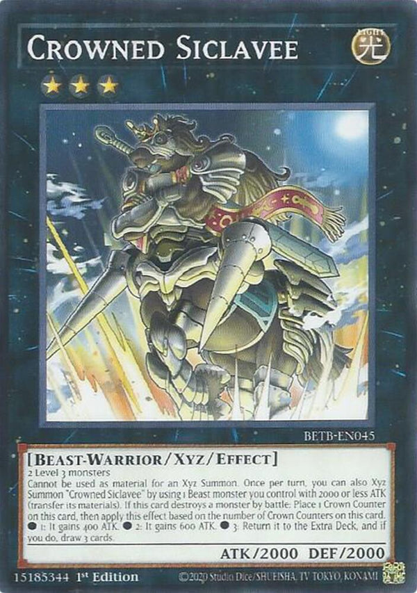 Crowned Siclavee (BETB-EN045) [Common] - Yu-Gi-Oh!