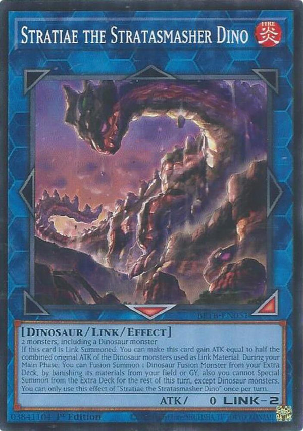 Stratiae the Stratasmasher Dino (BETB-EN051) [Common] - Yu-Gi-Oh!