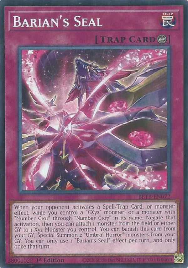 Barian's Seal (BETB-EN072) [Common] - Yu-Gi-Oh!