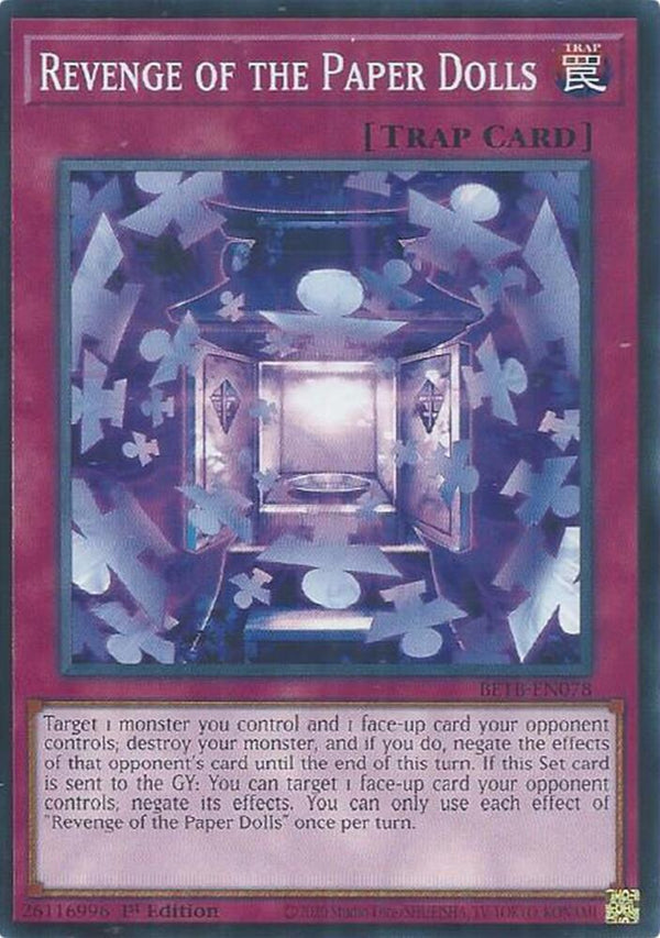 Revenge of the Paper Dolls (BETB-EN078) [Common] - Yu-Gi-Oh!