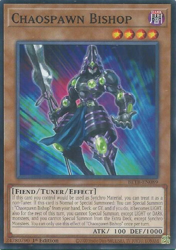 Chaospawn Bishop (BETB-EN089) [Common] - Yu-Gi-Oh!