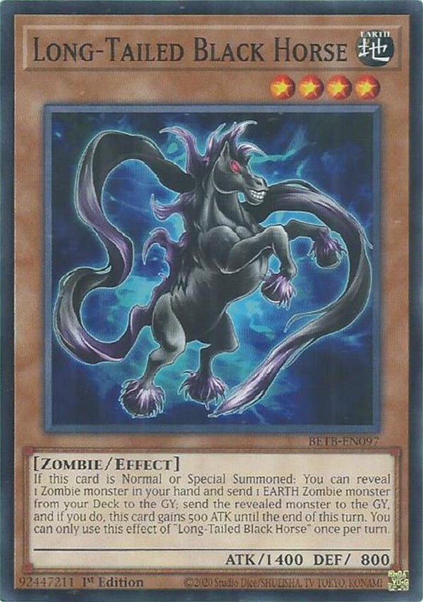 Long-Tailed Black Horse (BETB-EN097) [Common] - Yu-Gi-Oh!