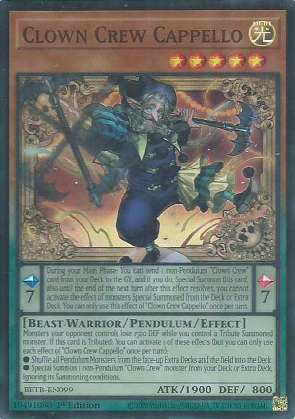 Clown Crew Cappello (BETB-EN099) [Super Rare] - Yu-Gi-Oh!