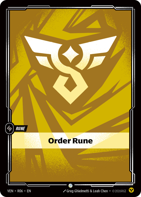 Order Rune (OPP 214b/298) - Riftbound: League of Legends TCG