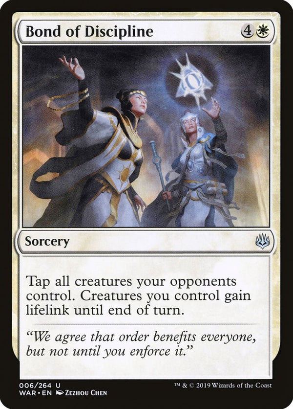 Bond of Discipline [War of the Spark] - Magic: The Gathering