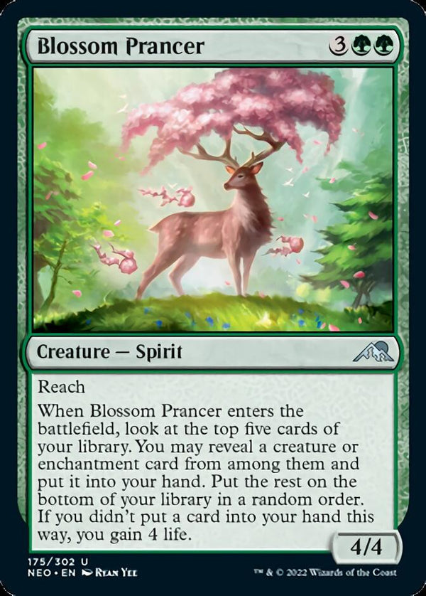 Blossom Prancer [Kamigawa: Neon Dynasty] - Magic: The Gathering