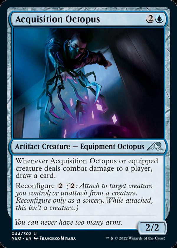 Acquisition Octopus [Kamigawa: Neon Dynasty] - Magic: The Gathering