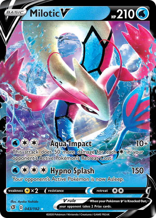 Milotic V (043/192) [Sword & Shield: Rebel Clash] - Pokémon