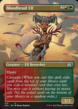 Bloodbraid Elf (Borderless Alternate Art) [Double Masters 2022] - Magic: The Gathering