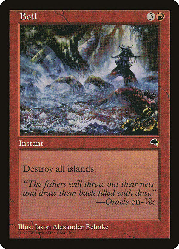 Boil [Tempest] - Magic: The Gathering