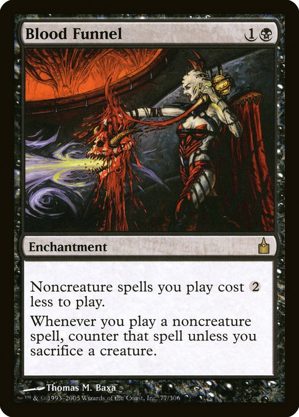 Blood Funnel [Ravnica: City of Guilds] - Magic: The Gathering