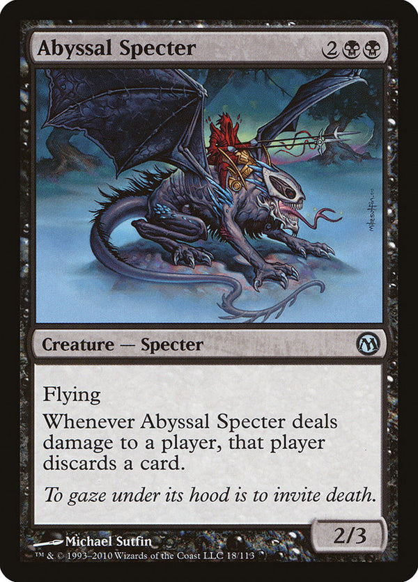 Abyssal Specter [Duels of the Planeswalkers] - Magic: The Gathering