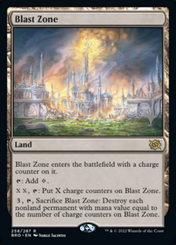 Blast Zone (Promo Pack) [The Brothers' War Promos] - Magic: The Gathering