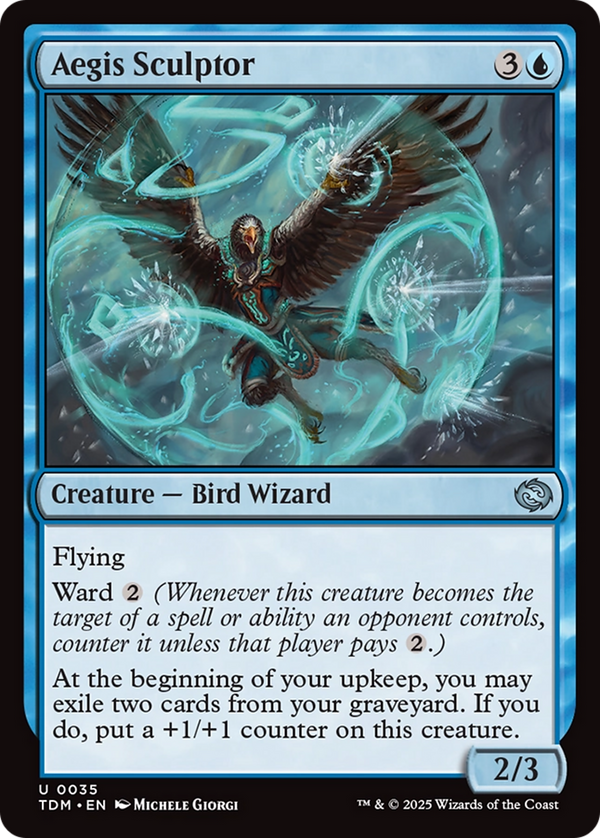 Aegis Sculptor [Tarkir: Dragonstorm] - Magic: The Gathering