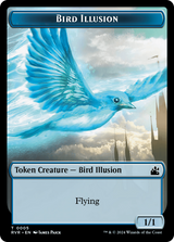 Bird Illusion Token [Ravnica Remastered Tokens] - Magic: The Gathering