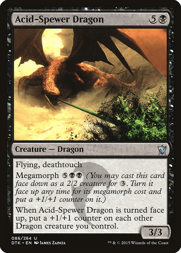 Acid-Spewer Dragon [Dragons of Tarkir] - Magic: The Gathering