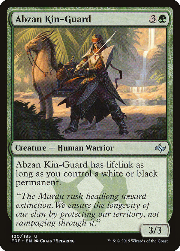 Abzan Kin-Guard [Fate Reforged] - Magic: The Gathering