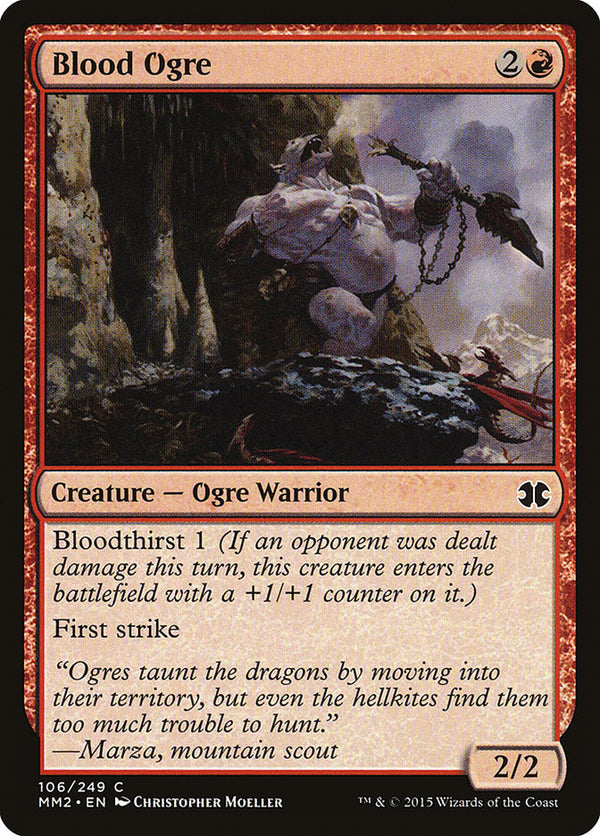 Blood Ogre [Modern Masters 2015] - Magic: The Gathering