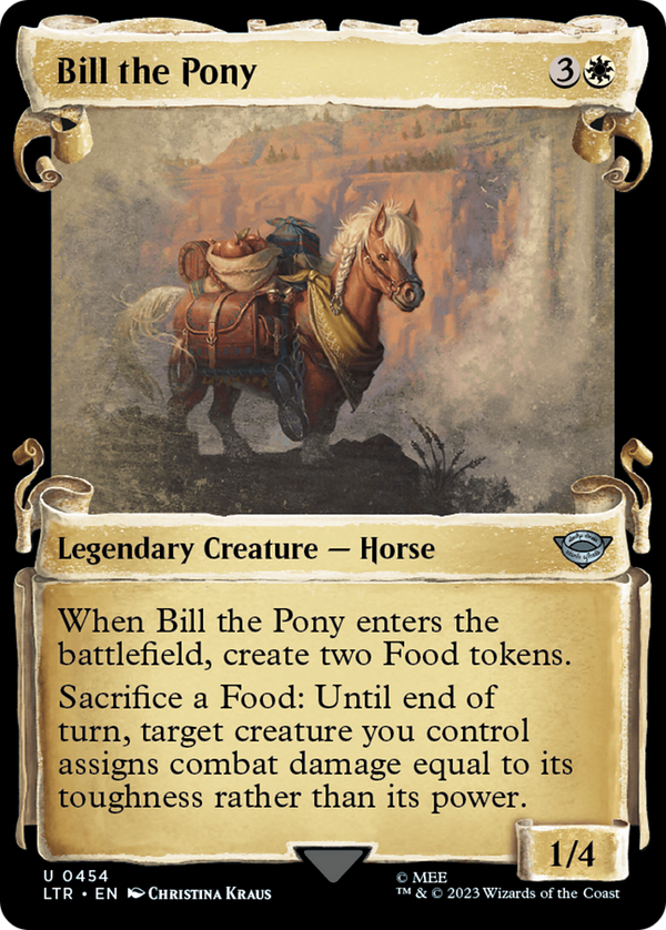 Bill the Pony [The Lord of the Rings: Tales of Middle-Earth Showcase Scrolls] - Magic: The Gathering