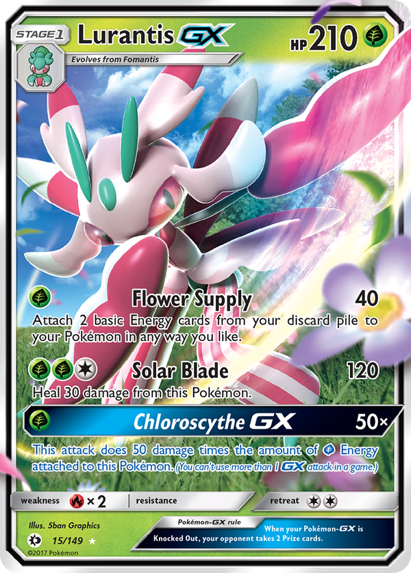 Lurantis GX (15/149) [Sun & Moon: Base Set] - Pokémon