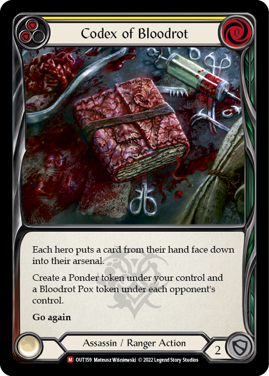 Codex of Bloodrot [OUT159] (Outsiders)