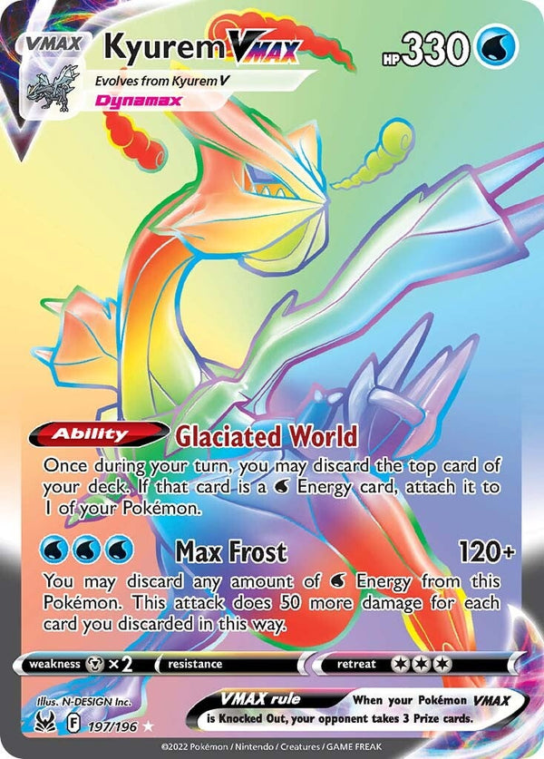 Kyurem VMAX (197/196) [Sword & Shield: Lost Origin] - Pokémon