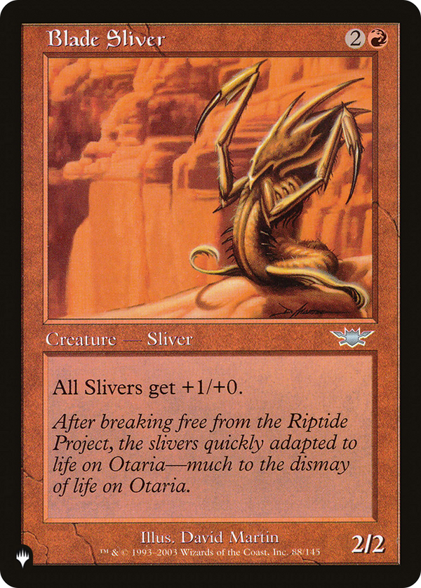Blade Sliver [The List] - Magic: The Gathering