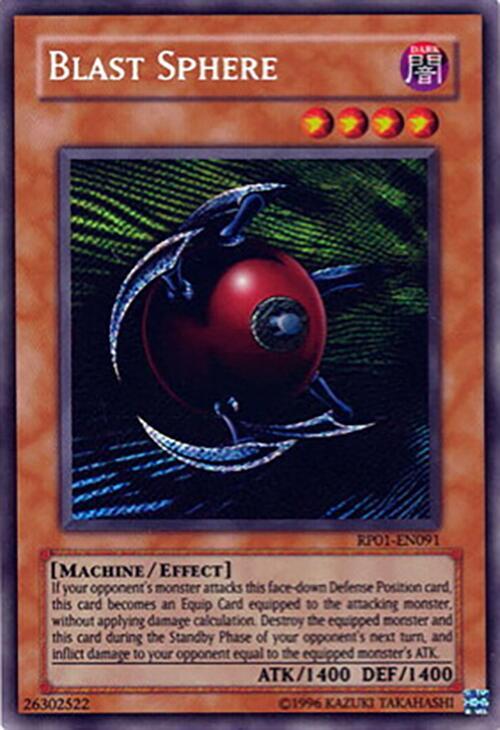 Blast Sphere (RP01-EN091) [Secret Rare] - Yu-Gi-Oh!