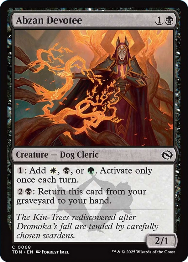 Abzan Devotee [Tarkir: Dragonstorm] - Magic: The Gathering