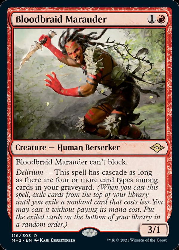 Bloodbraid Marauder [Modern Horizons 2] - Magic: The Gathering