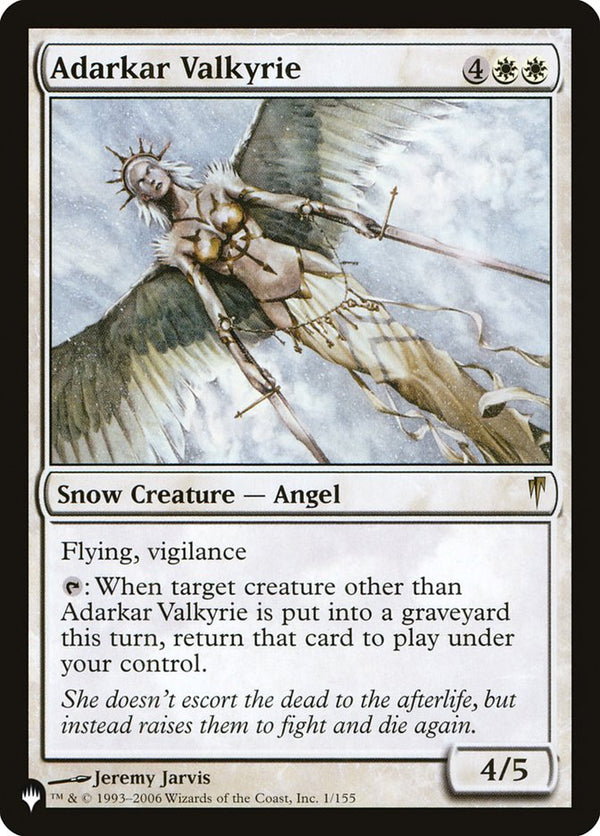 Adarkar Valkyrie [The List] - Magic: The Gathering