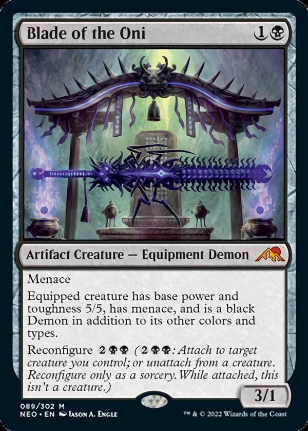 Blade of the Oni [Kamigawa: Neon Dynasty] - Magic: The Gathering