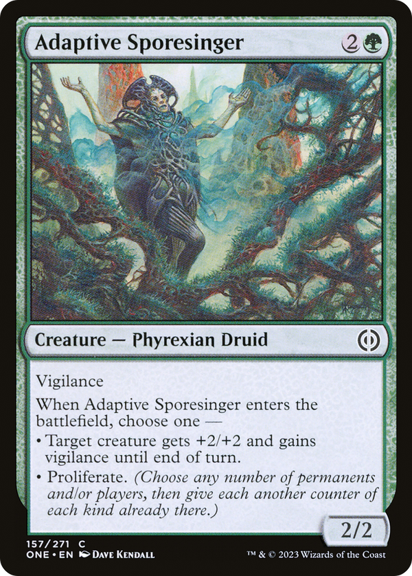 Adaptive Sporesinger [Phyrexia: All Will Be One] - Magic: The Gathering