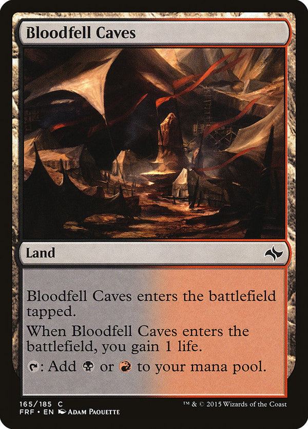 Bloodfell Caves [Fate Reforged] - Magic: The Gathering