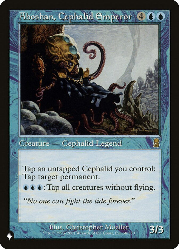 Aboshan, Cephalid Emperor [The List] - Magic: The Gathering