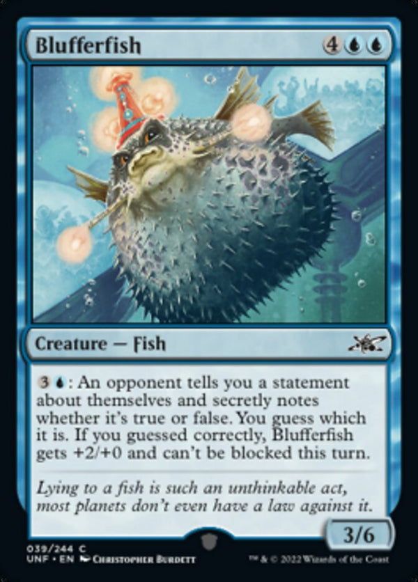 Blufferfish [Unfinity] - Magic: The Gathering